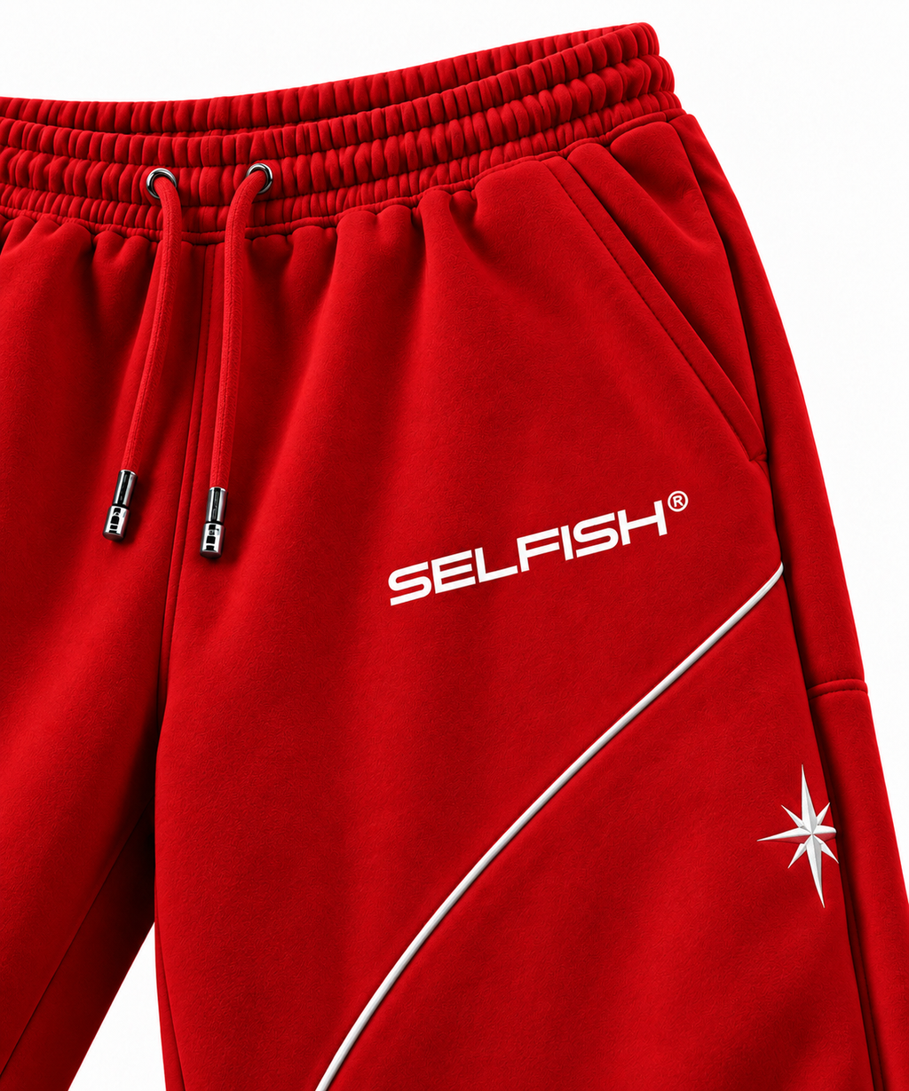 SELFISH® — THE START Red Tracksuit