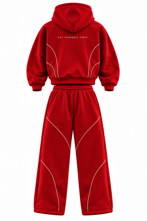 SELFISH® — THE START Red Tracksuit
