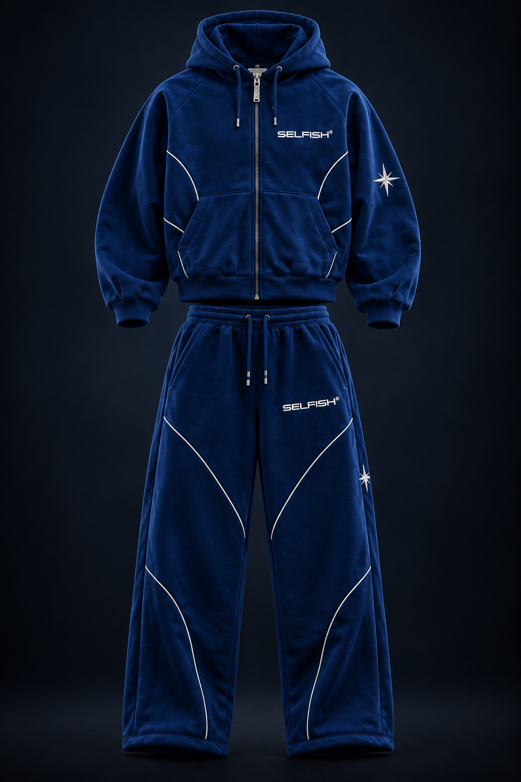 SELFISH® — THE START Cobalt Tracksuit