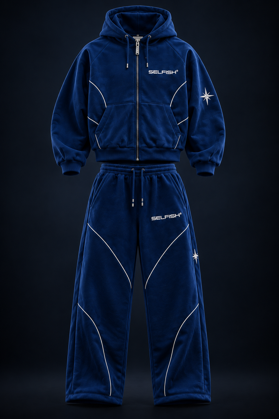 SELFISH® — THE START Cobalt Tracksuit